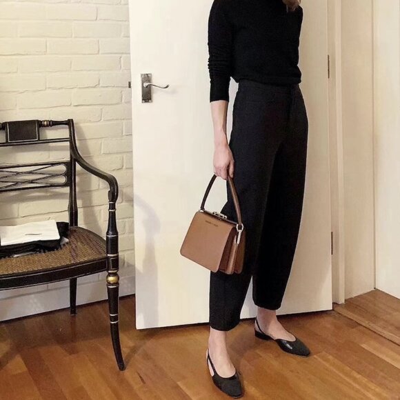 NWT Toteme Novara Tailored Structure Black Trousers With Shaped Leg XS - Picture 11 of 13